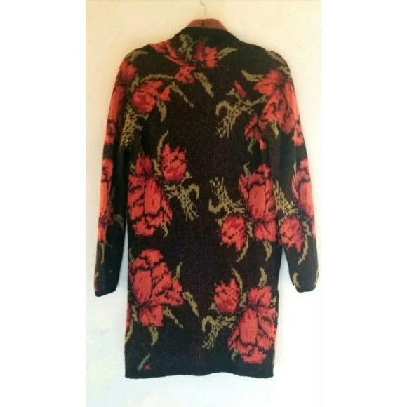 Free People Flower Power Oversized Long Cardigan - Picture 7 of 8